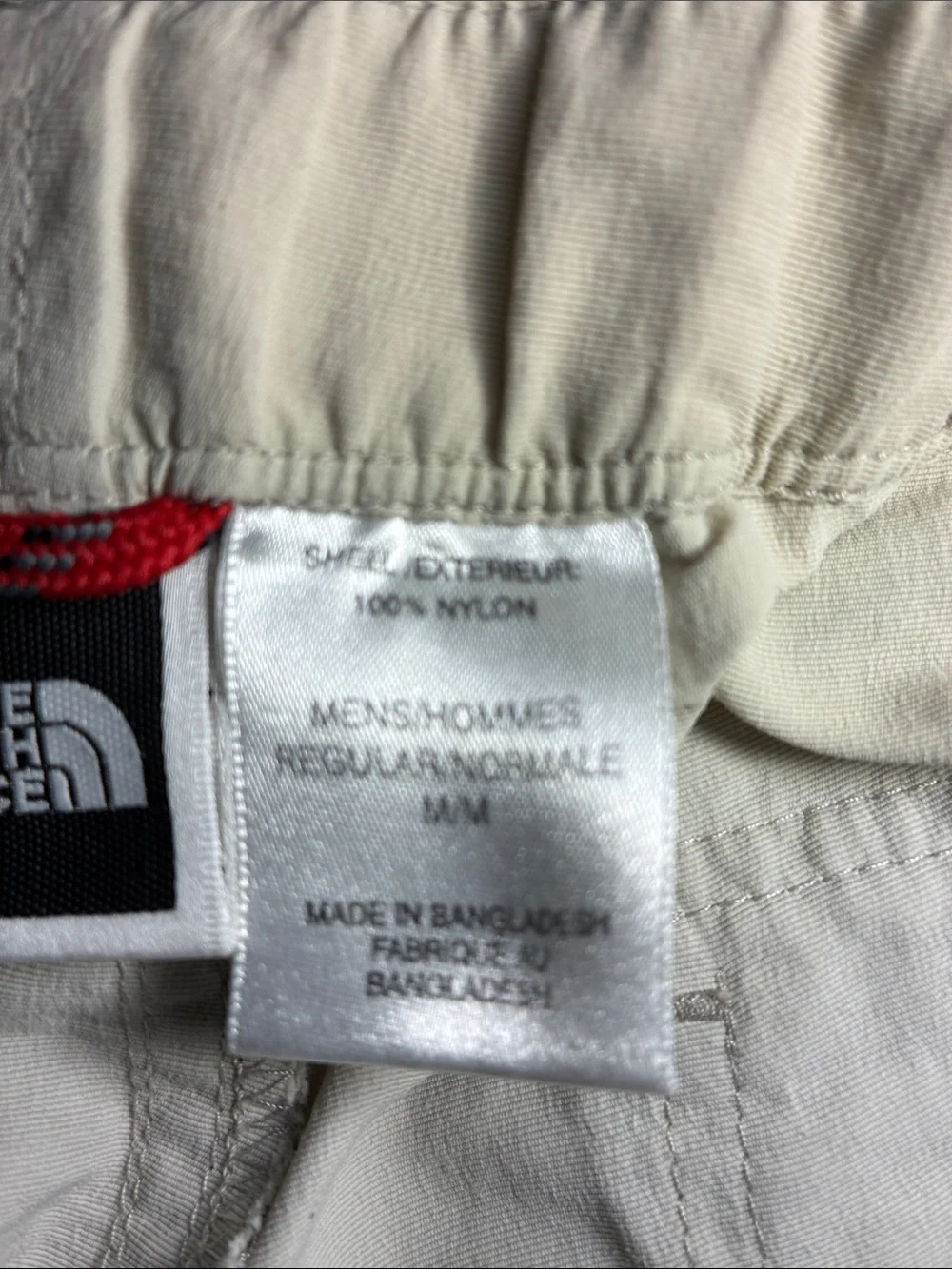 The North Face Men’s Nylon Belted Convertible Pants Size M 34/30